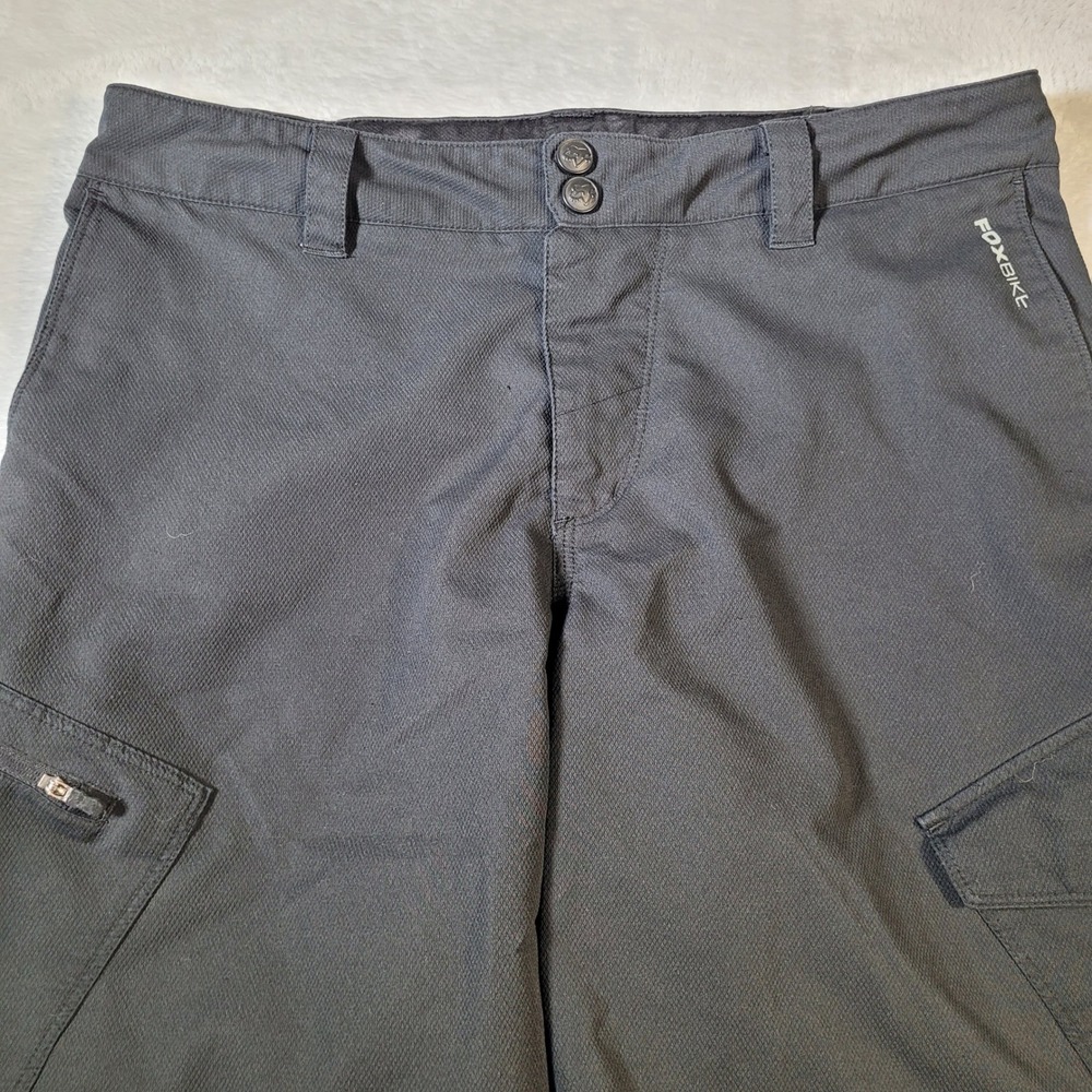 Fox Racing Ranger MTB Shorts Mens 34 Black Cargo Mountain Bike Cycling - Picture 4 of 11